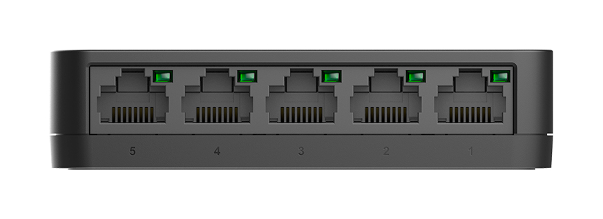 картинка Switch 5-port D-Link DGS-1005A/ G1A, 10/ 100/ 1000BaseT неуправляемый от магазина КомпьютерЦентр