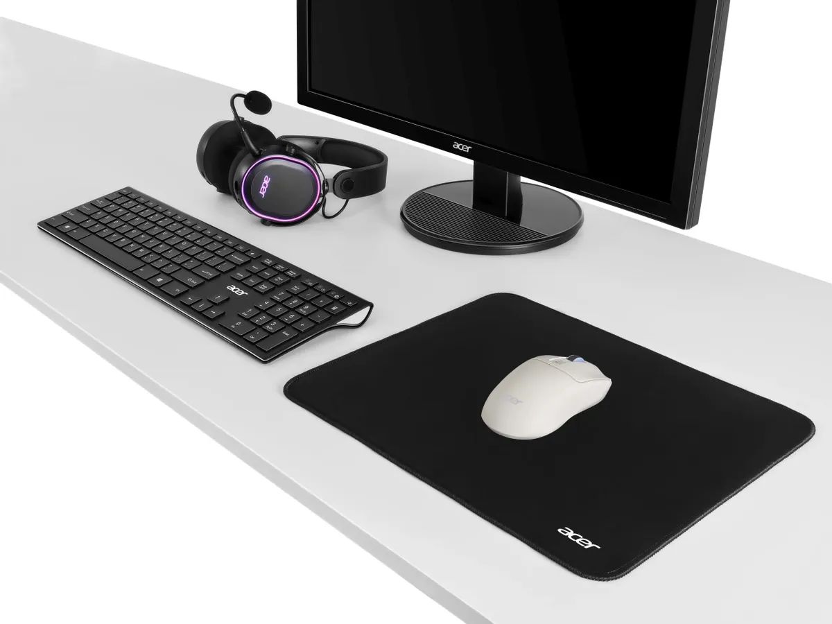 картинка Мышка Acer OMR312, беспроводная, бежевый (ZL.MCECC.037) от магазина КомпьютерЦентр