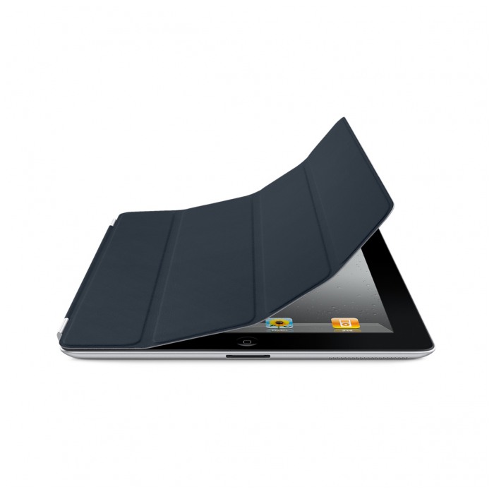 картинка Чехол Apple iPad Smart Cover Leather Navy for iPad 2 (MC949LL/A) от магазина КомпьютерЦентр