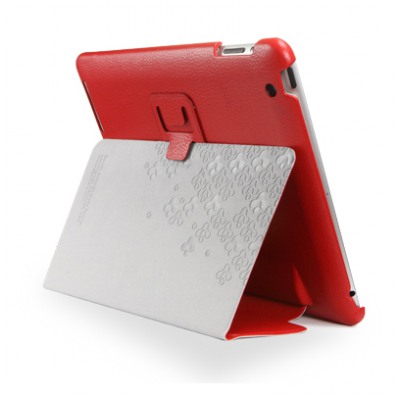 картинка Чехол SGP Leather Case Stehen Series Dante Red for iPad 2 (SGP07814) от магазина КомпьютерЦентр