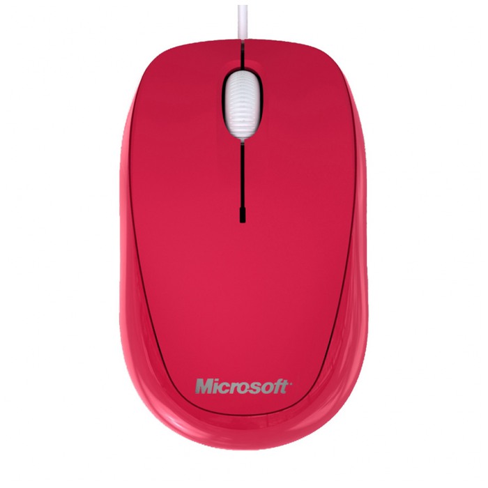 картинка Мышка Microsoft Compact 500 Pomegranate Red USB (U81-00062) от магазина КомпьютерЦентр