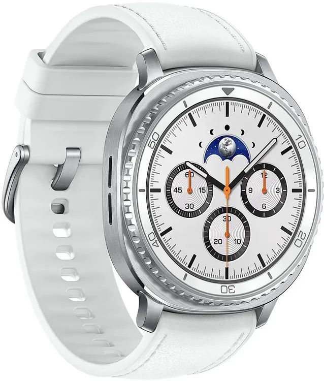 картинка Смарт-часы Samsung Galaxy Watch 8 46mm LTE White (SM-L505) от магазина КомпьютерЦентр