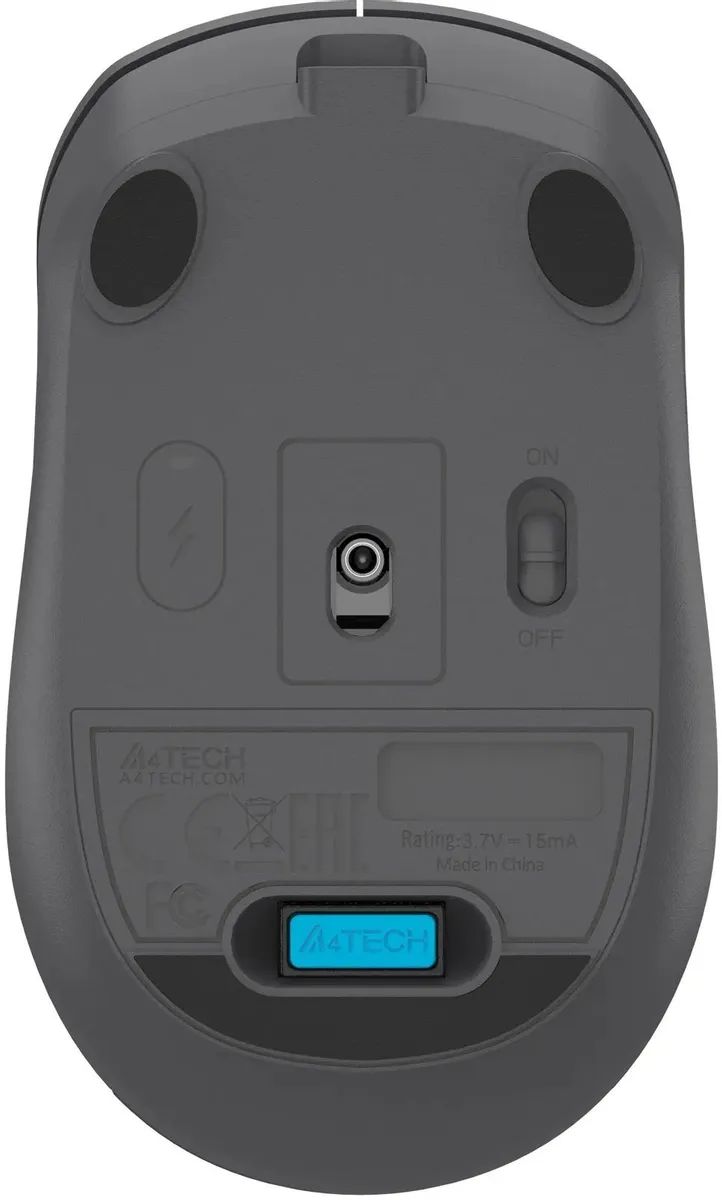 картинка Мышка A4Tech Fstyler FG15C Air2 беспроводная, серый от магазина КомпьютерЦентр