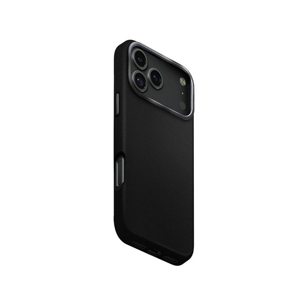 картинка Чехол из искусственной кожи Uniq HYBRID LYDEN (MagSafe) для iPhone 17 Pro 6.3'', цвет черный (DALLAS BLACK) (IP6.3P(2025)-LYDMDBLK) от магазина КомпьютерЦентр