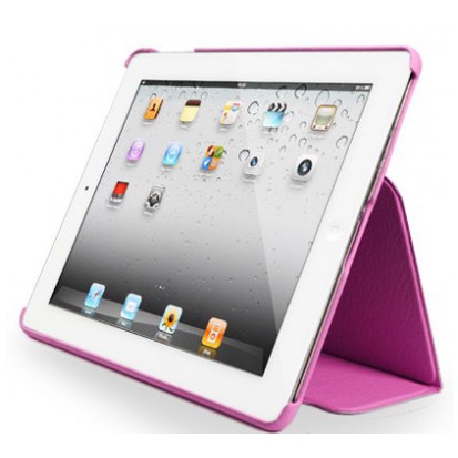 картинка Чехол SGP Leather Case Stehen Series Sherbet Pink for iPad 2 (SGP07816) от магазина КомпьютерЦентр