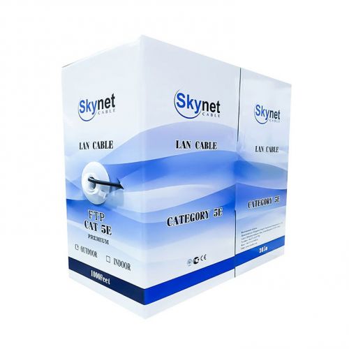 картинка Кабель UTP SkyNet Light outdoor (13836) 4x2x0,46, медный, FLUKE TEST, кат.5e, однож., 305 м, box, серый от магазина КомпьютерЦентр