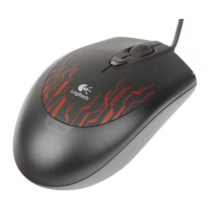 картинка Мышка Logitech G100 USB Red (910-002790) от магазина КомпьютерЦентр