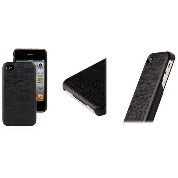 картинка Чехол Moshi iGlaze Kameleon Black for iPhone 4/4S (99MO036002) от магазина КомпьютерЦентр