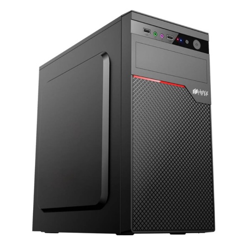 картинка Корпус Hiper Office V03 450W mATX Black (V03) от магазина КомпьютерЦентр