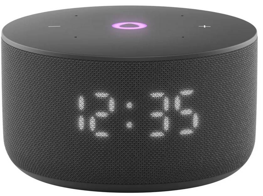 картинка Умная колонка Новая Яндекс.Станция Мини 3 (с часами) Алиса Bluetooth, Wi-Fi, Черная (YNDX-00027BLK) от магазина КомпьютерЦентр