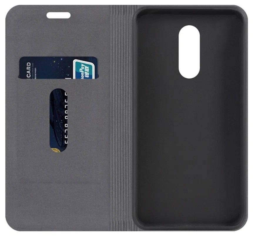 картинка Чехол-книжка MyPads Cuciture Eleganti для Xiaomi Redmi 5, синий от магазина КомпьютерЦентр
