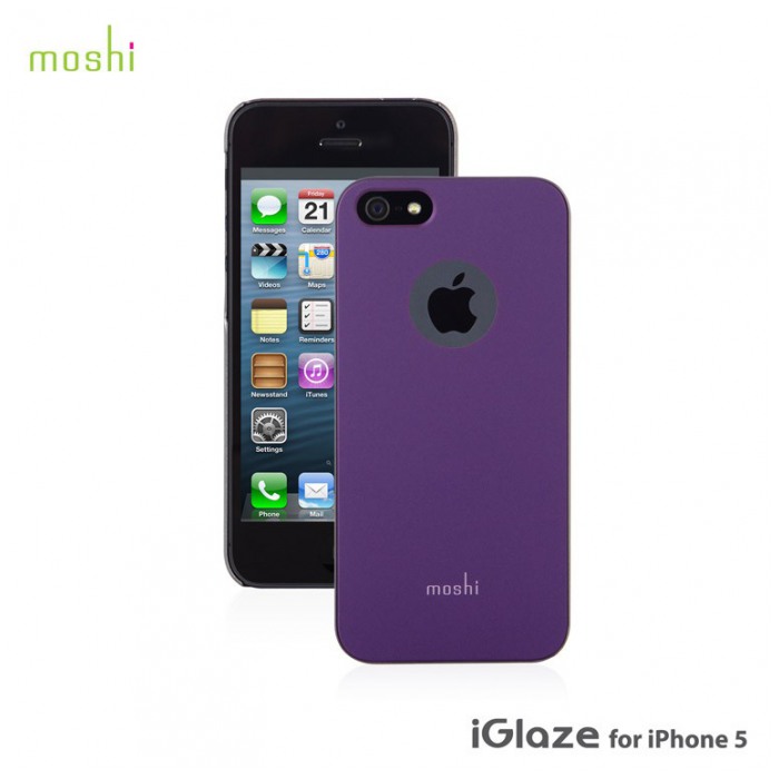 картинка Чехол Moshi iGlaze Tyrian Purple for iPhone 5 (99MO061411) от магазина КомпьютерЦентр
