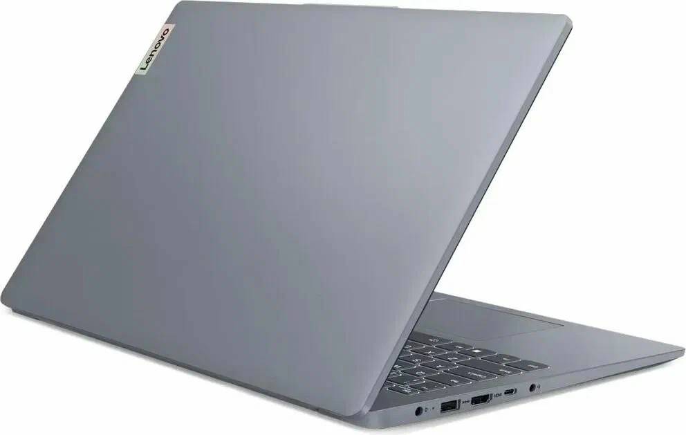 картинка Ноутбук Lenovo IdeaPad Slim 3 15IAN8 15,6'' (1920x1080) IPS/  Core i3-N305/  8Gb/  512Gb/  Intel UHD/  WiFi ac/  Bt 5.0/  47 Втч/  1,55 кг/  NoOS серый (82XB008CRK) от магазина КомпьютерЦентр