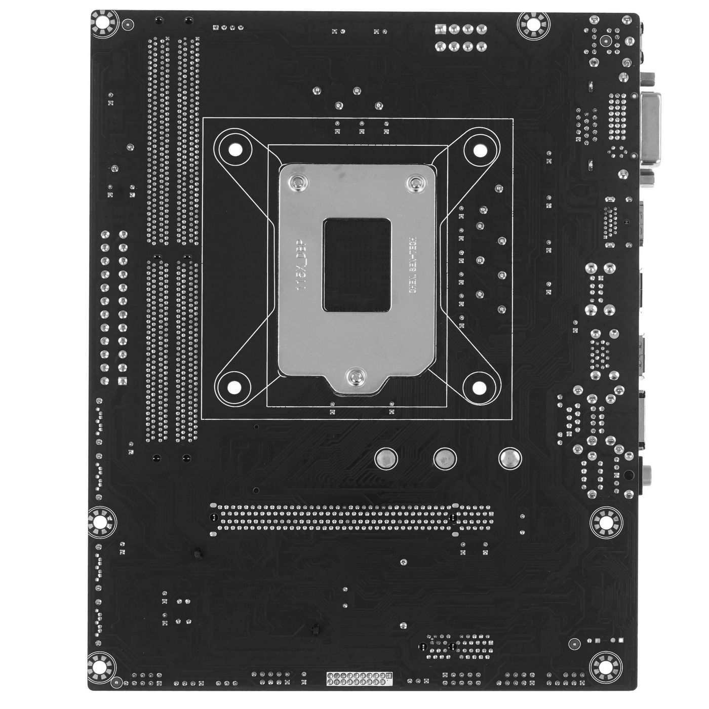 картинка Материнская плата AFOX IH510-MA2-V2 LGA 1200, Intel H510, 2xDDR4, 4xSATA, 1xM.2, 1xPCIe 4.0 x16, DVI, HDMI, VGA, 1x1Gb LAN, 3x3.5 мм, 5.1, microATX от магазина КомпьютерЦентр