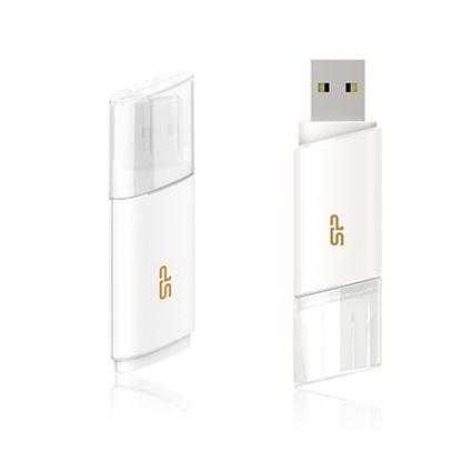 картинка USB3.1 накопитель 32Gb SiliconPower Blaze B06 White (SP032GBUF3B06V1W) от магазина КомпьютерЦентр