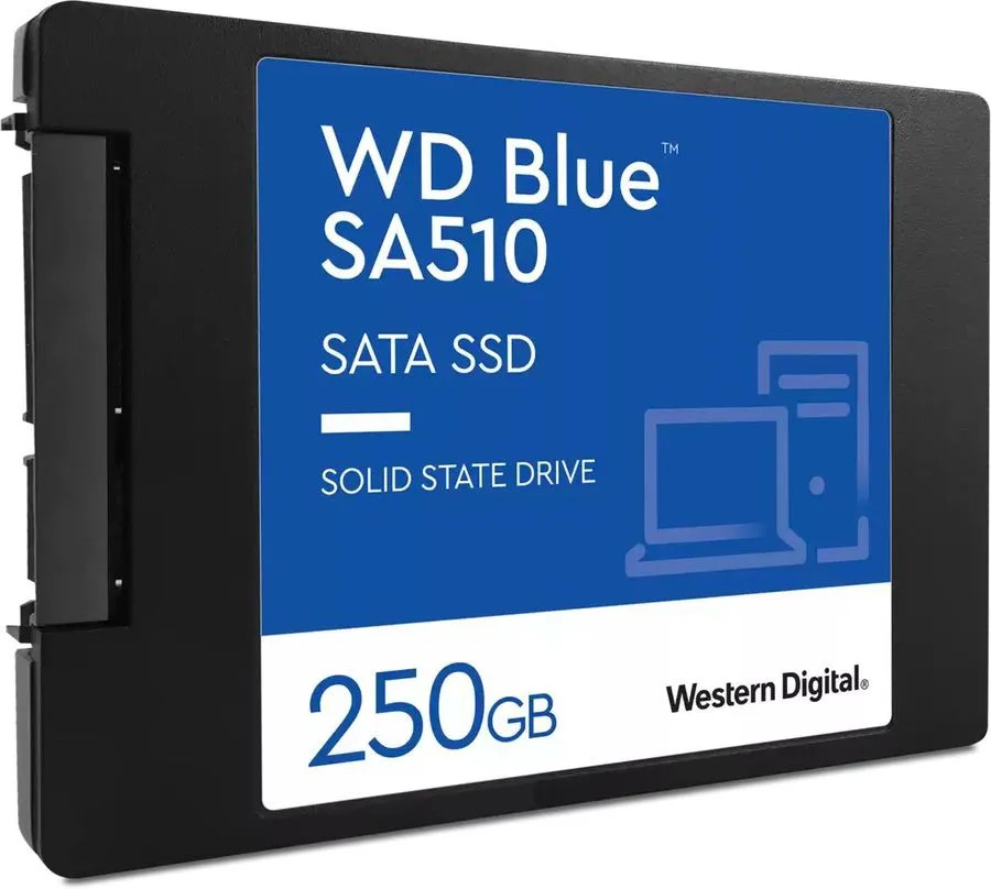 картинка SSD накопитель 250 Гб 2.5'' WesternDigital Blue SA510 (WDS250G3B0A) от магазина КомпьютерЦентр