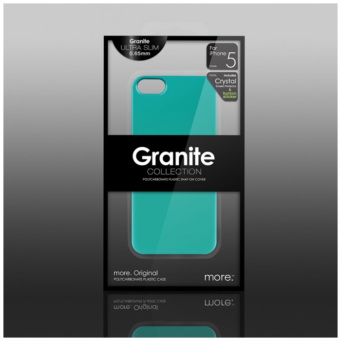 картинка Чехол More Granite Ultra Slim Sea Blue for iPhone 5 (AP20-005SEA) от магазина КомпьютерЦентр