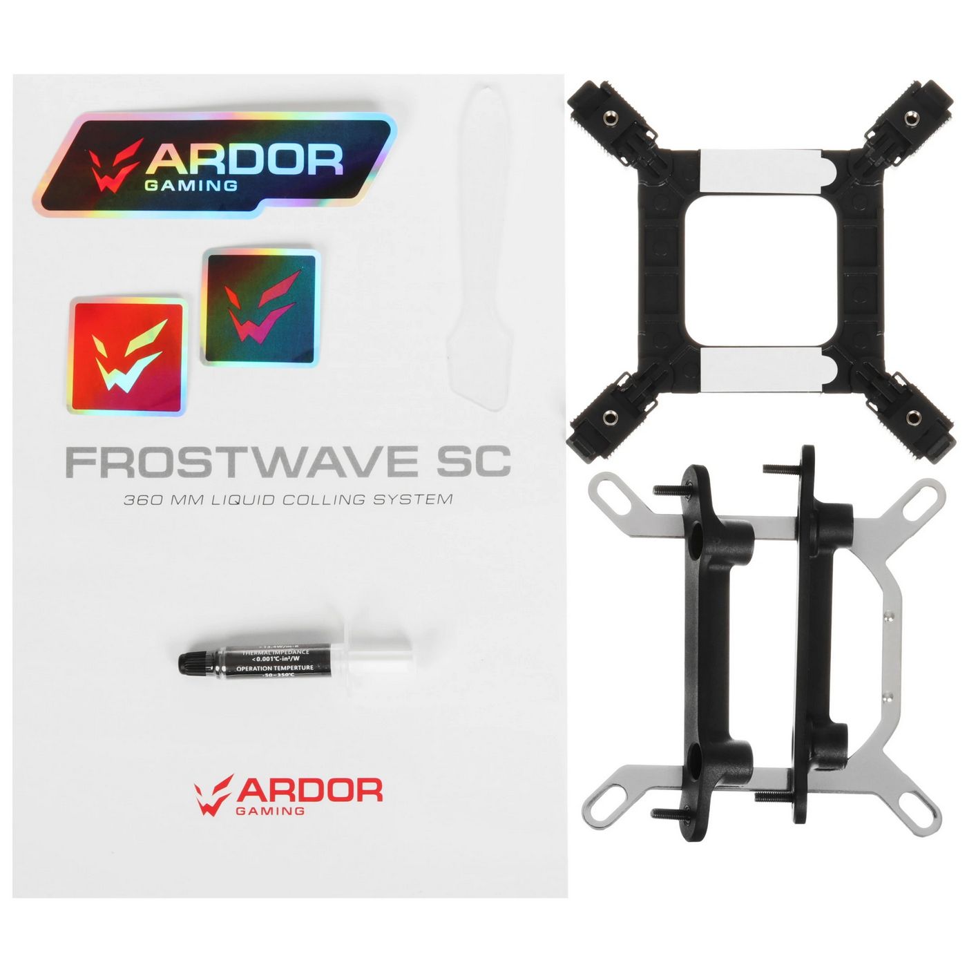 картинка СЖО ARDOR GAMING Frostwave 360 SC white от магазина КомпьютерЦентр