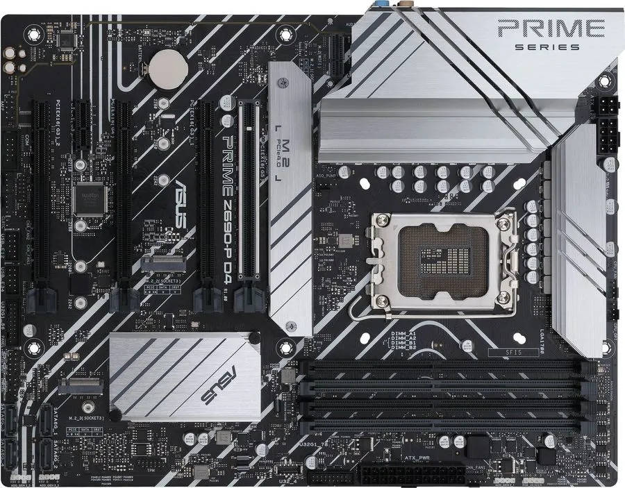 картинка Материнская плата Asus PRIME Z690-P D4-CSM LGA1700 ATX 4xDDR4 от магазина КомпьютерЦентр
