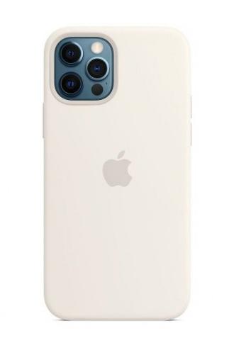 картинка Чехол Silicone Case MagSafe for iPhone 12/ 12 Pro White (Копия) от магазина КомпьютерЦентр