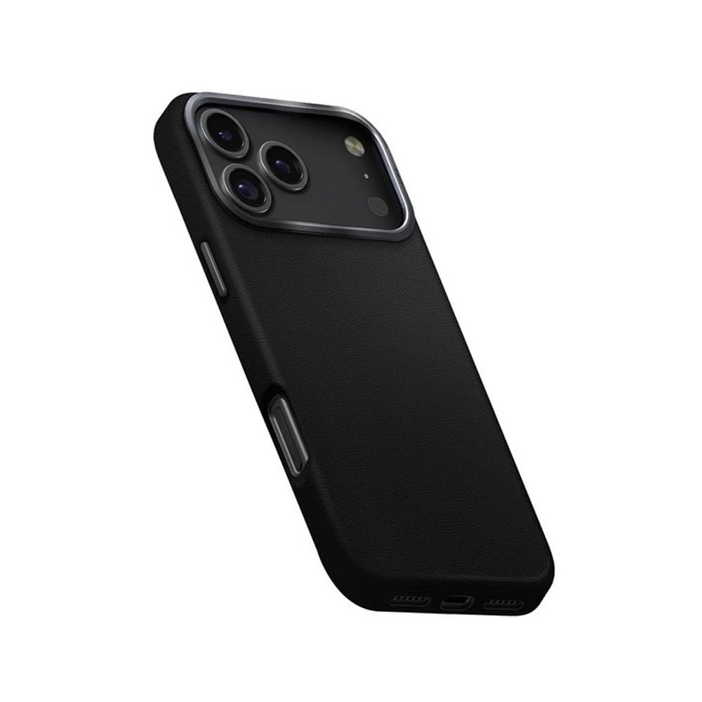 картинка Чехол из искусственной кожи Uniq HYBRID LYDEN (MagSafe) для iPhone 17 Pro 6.3'', цвет черный (DALLAS BLACK) (IP6.3P(2025)-LYDMDBLK) от магазина КомпьютерЦентр