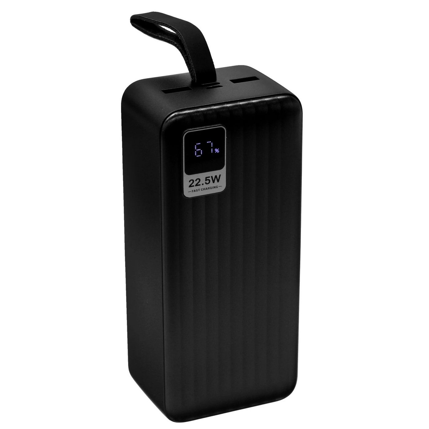 картинка Внешний аккумулятор FinePower Giant 40, 40 000 mAh 22,5W, USB(out), microUSB(in), USB-C(in/ out), Li-pol, пластик, черный от магазина КомпьютерЦентр