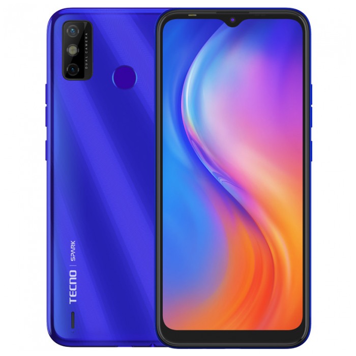 картинка Смартфон Tecno Spark 6 Go (KE5) 2Gb 32Gb Blue от магазина КомпьютерЦентр