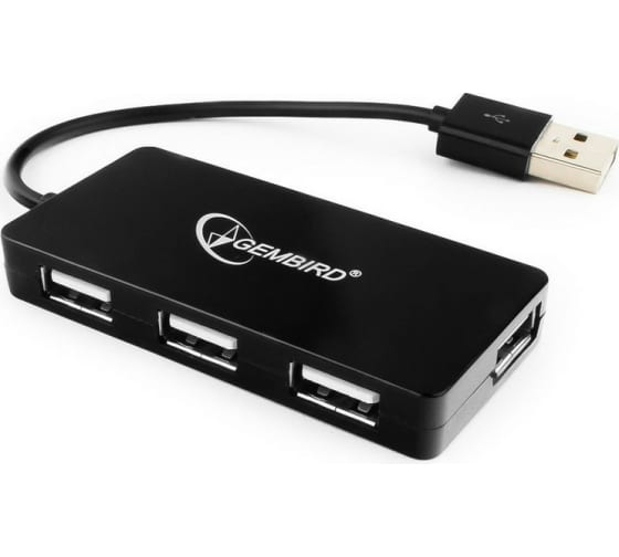 картинка HUB 4-port Gembird UHB-U2P4-03 от магазина КомпьютерЦентр