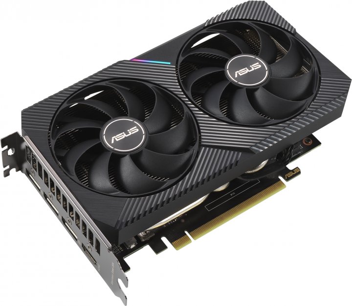 картинка Видеокарта ASUS GeForce RTX 3060 DUAL (LHR) [DUAL-RTX3060-12G-V2] от магазина КомпьютерЦентр