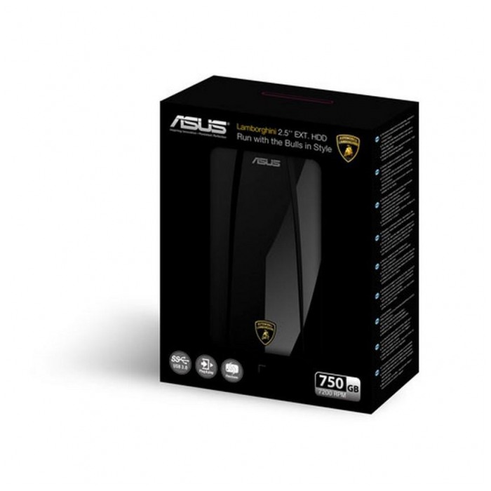 картинка Жесткий диск внешний Asus 750Gb Lamborghini 2.5″ USB 2.0 Black (90-XB2500HD00020) от магазина КомпьютерЦентр