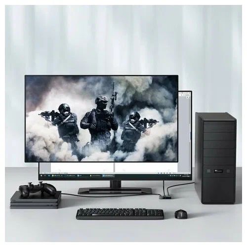 картинка Адаптер Baseus Matrix HDMI Splitter (CAHUB-BC0G) Серый от магазина КомпьютерЦентр