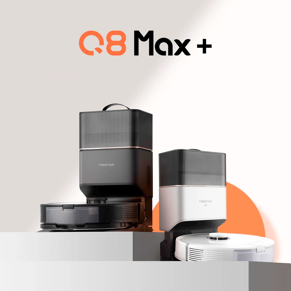 картинка Робот-пылесос со станцией самоочистки Xiaomi Roborock Q8 Max Plus (Q80ULL+AED06HRR) от магазина КомпьютерЦентр