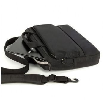 картинка Сумка Tucano Dritta Slim Bag Polyester 15.6'' Black (BDR15) от магазина КомпьютерЦентр