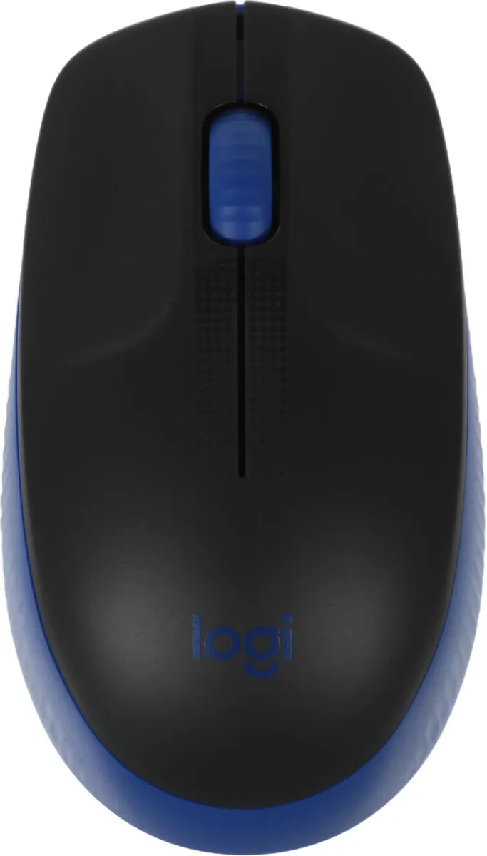 картинка Мышка Logitech M190 Wireless, Black/ Blue, 1000 dpi (910-005925) от магазина КомпьютерЦентр