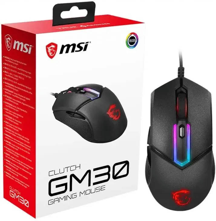 картинка Мышка MSI Clutch GM30 Wired Gaming (S12-0401850-D22) от магазина КомпьютерЦентр