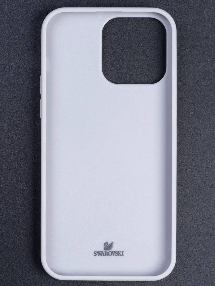 картинка Чехол Swarovski для iphone 15 Pro Max Серебро от магазина КомпьютерЦентр