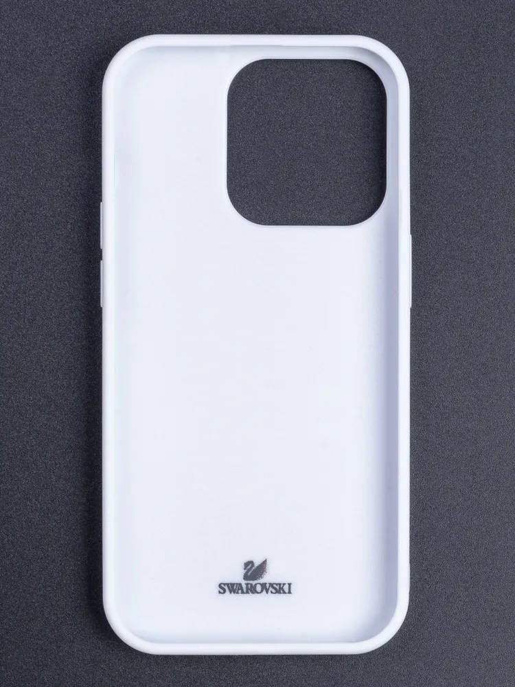 картинка Чехол Swarovski для iphone 14 Pro Белый от магазина КомпьютерЦентр