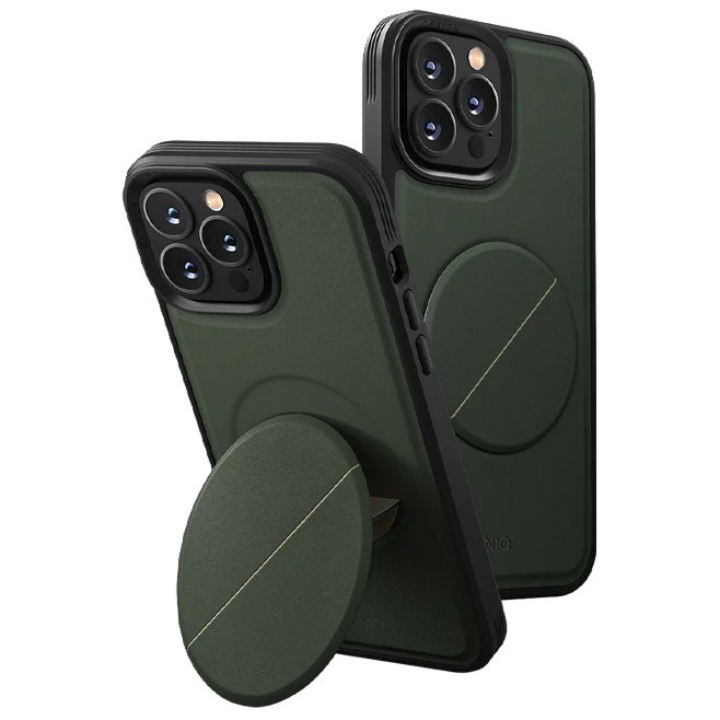картинка Чехол Uniq NOVO для iPhone 14 Pro MAX 6.7'', зеленый (GREEN) IP6.7PM(2022)-NOVOGRN от магазина КомпьютерЦентр