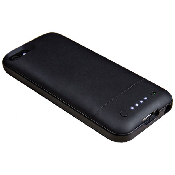 картинка Аккумулятор внешний Mophie Juice Pack Air Case Black 1700 mAh for iPhone5 (2385-JPA-IP5-BLK-I) от магазина КомпьютерЦентр