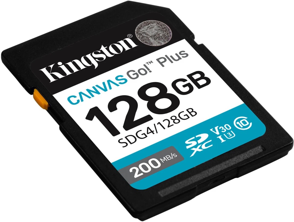 картинка Карта памяти 128GB SDXC Kingston Canvas Go! Plus V30 (SDG4/ 128GB) от магазина КомпьютерЦентр