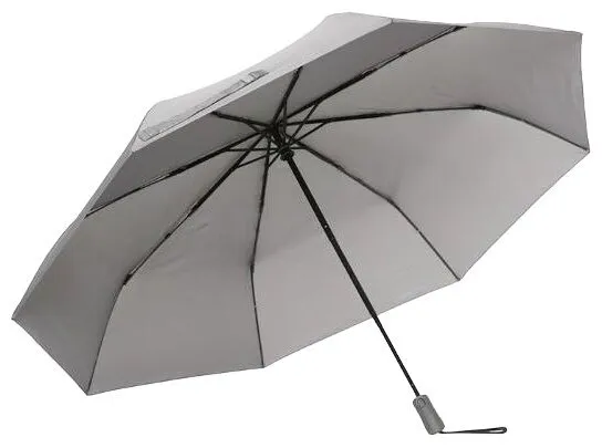 картинка Зонт Xiaomi KongGu Auto Folding Umbrella WD1 Gray от магазина КомпьютерЦентр
