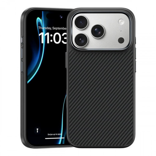 картинка Усиленный чехол Benks ArmorPro Case built with Kevlar 600D для iPhone 17 Pro 6.3'', Black (C.K.FL.AP.BK.A069) от магазина КомпьютерЦентр