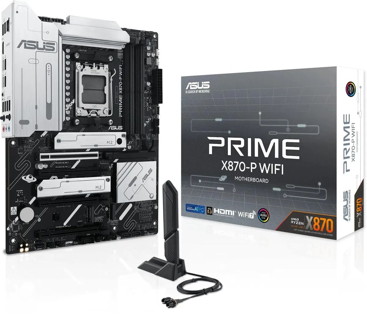 картинка Материнская плата ASUS Prime X870-P WIFI AM5, ATX от магазина КомпьютерЦентр