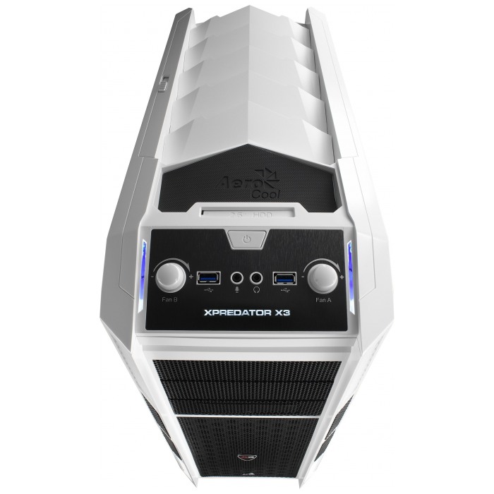 картинка Корпус без БП AeroCool XPredator X3 White (EN57110) от магазина КомпьютерЦентр
