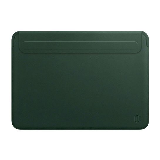 картинка Чехол для ноутбука MacBook Air 13 (2018-2020) WIWU Leather Skin Pro 2 Green от магазина КомпьютерЦентр