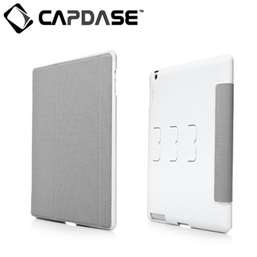 картинка Чехол Capdase Soft Jacket Sider Rhombi White/ Grey for new iPad/ iPad 2 (SJAPIPAD3-SR2G) от магазина КомпьютерЦентр