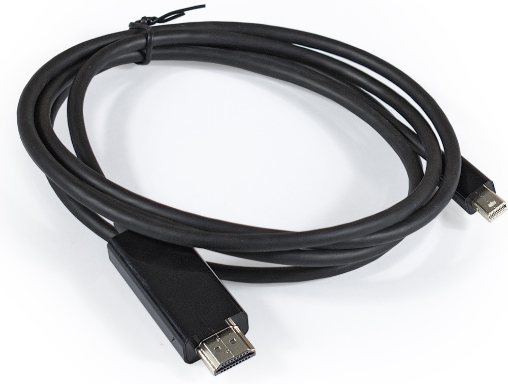 картинка Кабель Exegate EX284918RUS miniDisplayPort-HDMI ExeGate EX-CC-mDP-HDMI-1.8 (mini20M/ 19M, 1,8м) от магазина КомпьютерЦентр