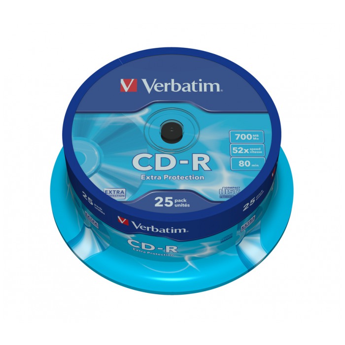 картинка Диски Verbatim CD-R 700Мb 52x Cake 25 pack от магазина КомпьютерЦентр