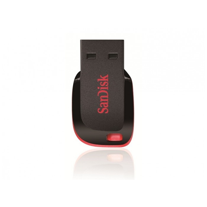картинка Флешка USB SanDisk 16Gb Cruzer Blade Black/ Red (SDCZ50-016G-B35) от магазина КомпьютерЦентр
