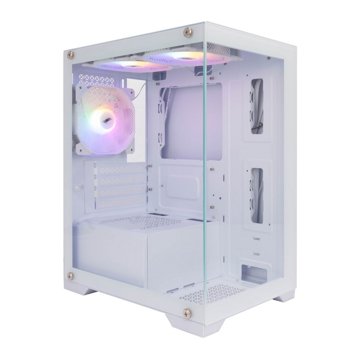 картинка Корпус 1STPLAYER MIKU Mi2 / mATX / White / Mi2-WH-3F1-W от магазина КомпьютерЦентр